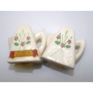 Vintage Mark Twains Home Hannibal Missouri Salt & Pepper Souvenir Watkins Glen